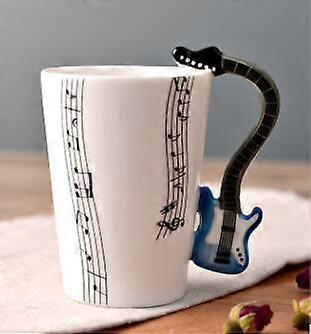 Ceramic Music Mug Bar Guitar Mugs