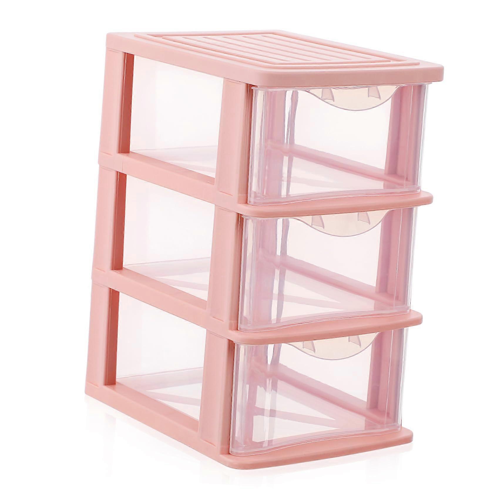Jewelry Organizer with Clear Acrylic Drawers, Foldable SpaceSaving Storage Box for Home