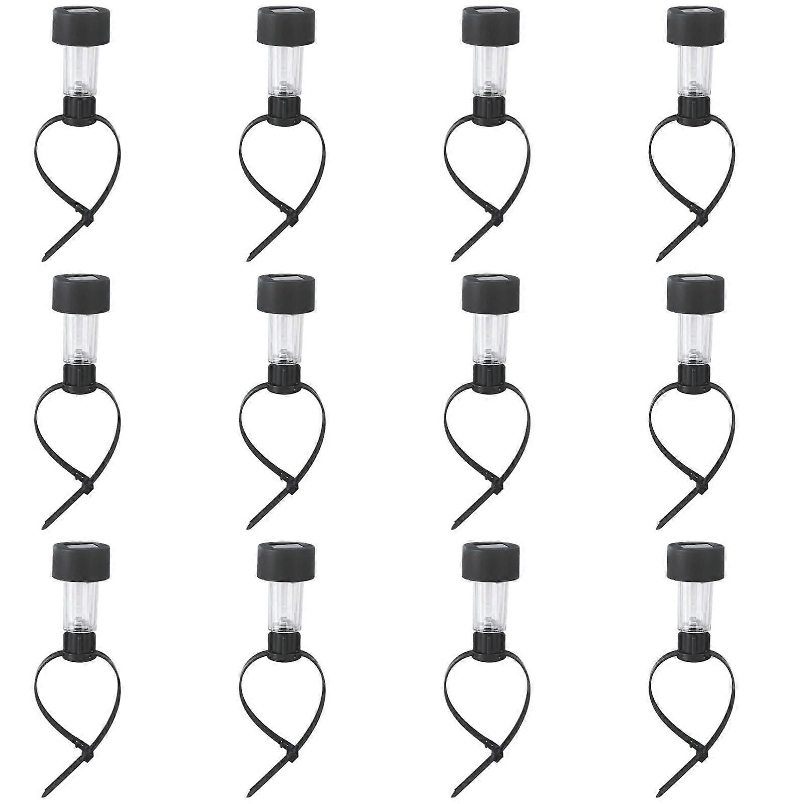 12Pack Solar Deck Lights Waterproof Outdoor Rail Lighting with Automatic Control and LongLasting Glow