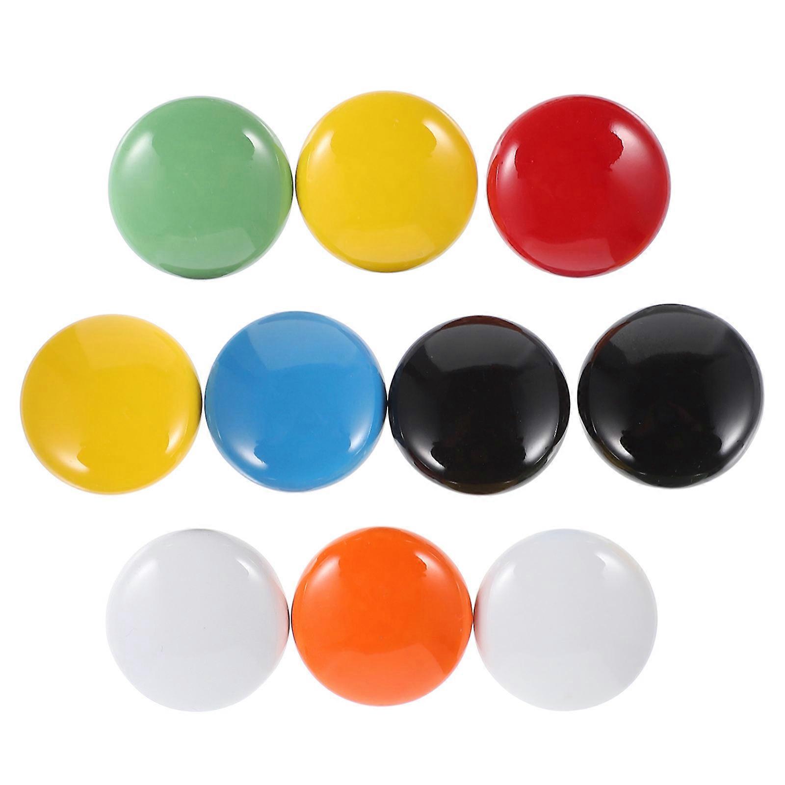 Unique Cabinet Knobs Retro Shape Classic Style Home Improvement Kitchen Remodeling Ceramic 1.22x1.22x0.83Inch 10Pcs