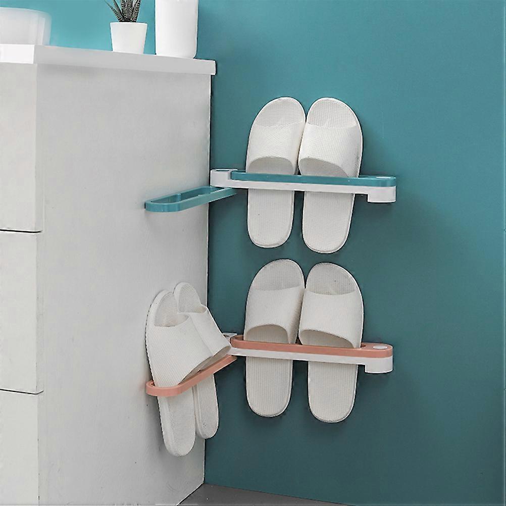 Shoes Shelf Simple Foldable Slipper Rack for Home Use 3Pcs