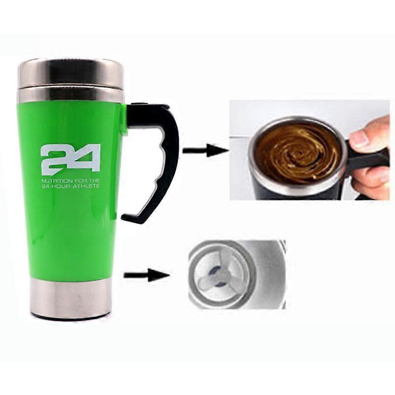 24 Hours Nutrition Automatic mixing Drinkware Stainless Steel Coffee Cup Self Stirring Electric Lazy Smart Double Insulated Cup