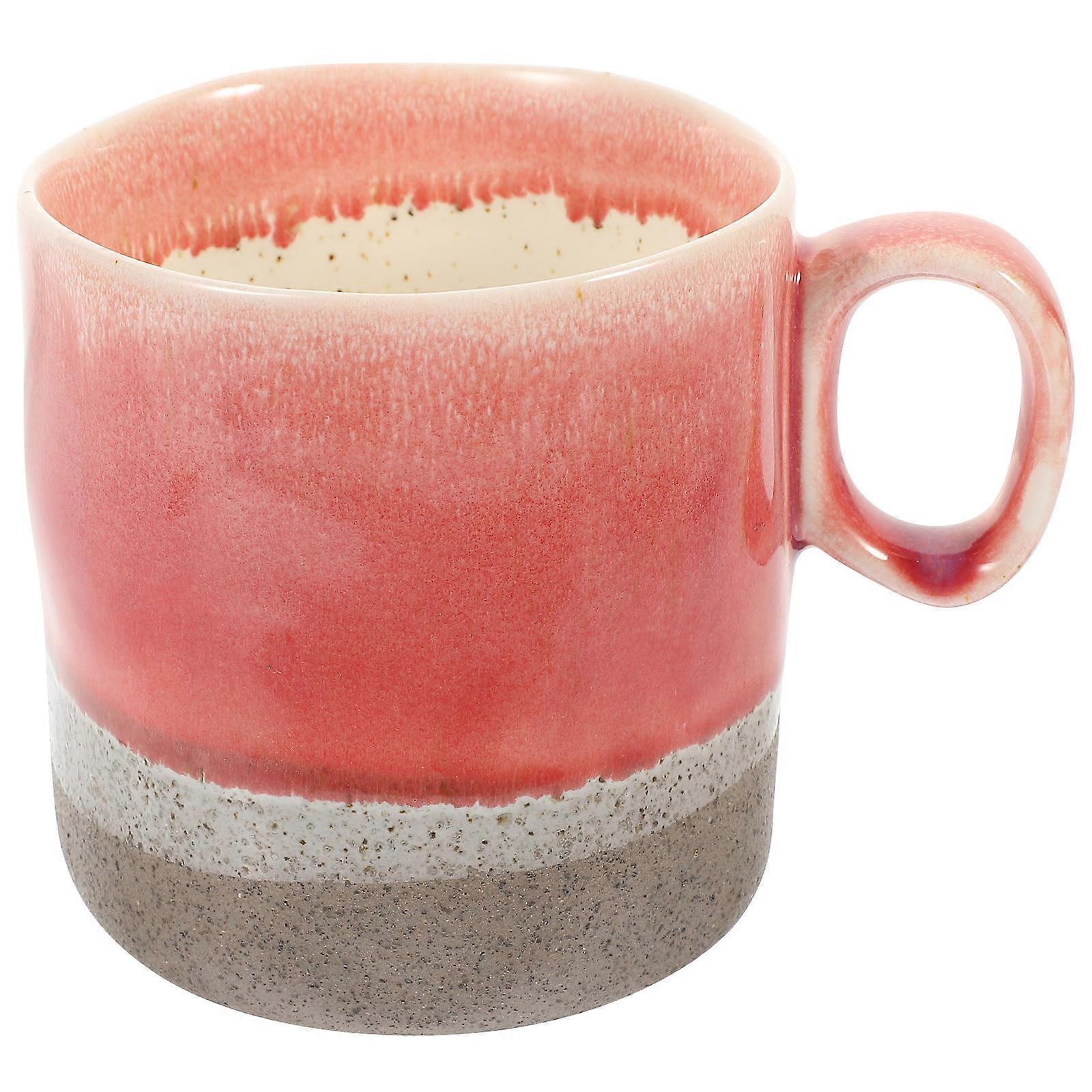 Multi Color Ceramic Coffee Mug for Home Large Capacity Handheld Cup