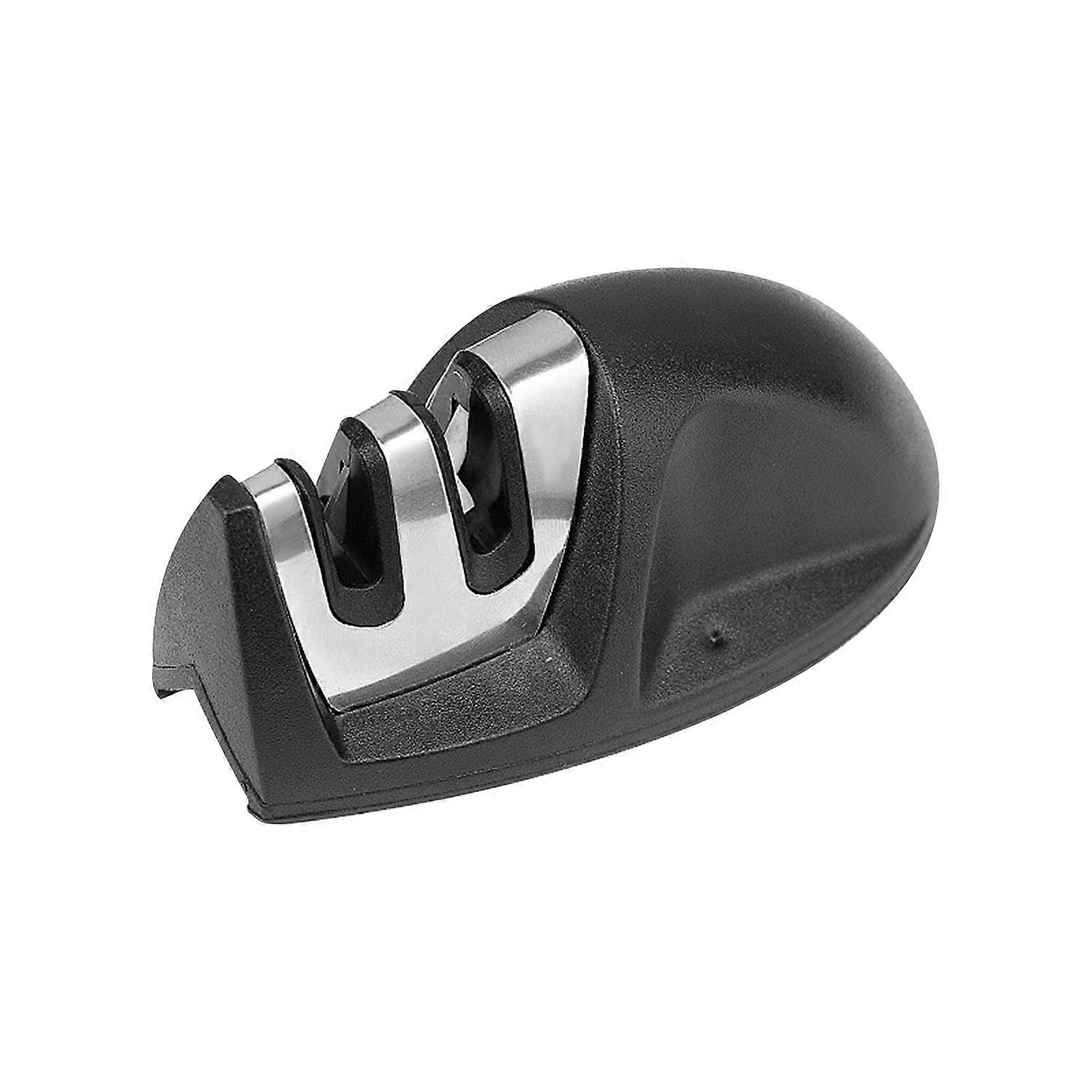 Manual Knife Sharpener with Ergonomic Grip, Durable Compact Kitchen Tool for Easy Operation