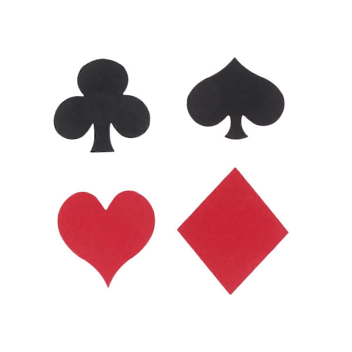 Poker Confetti Paper Decorations for Party Use 200Pcs Assorted