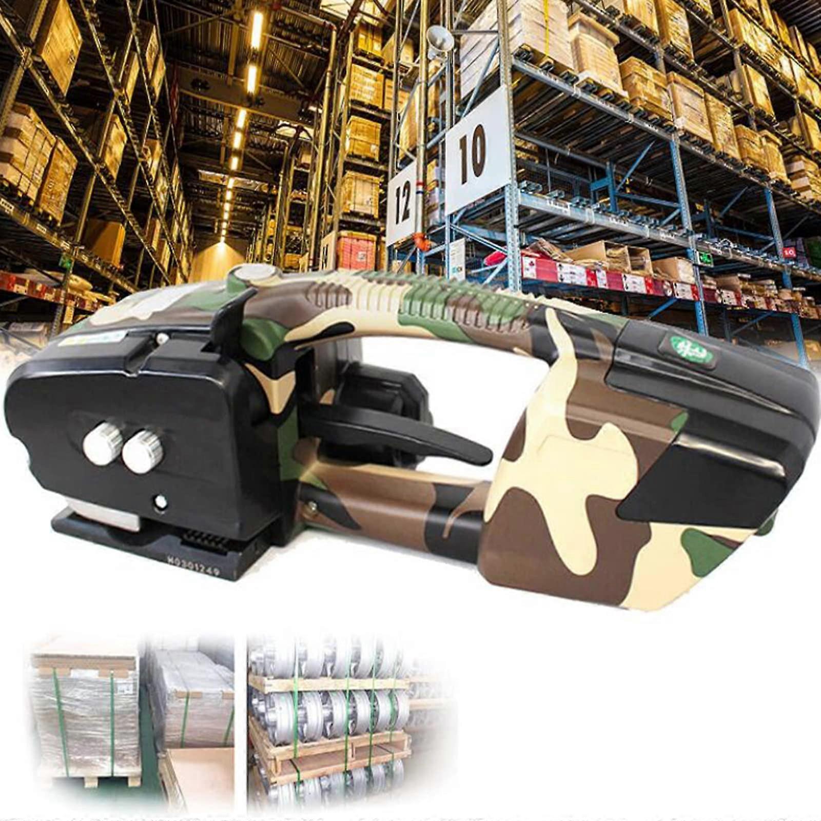 Battery Powered Strapping Tool 1316mm for PP PET Straps, Automatic Tension Control and Hot Melting Welding