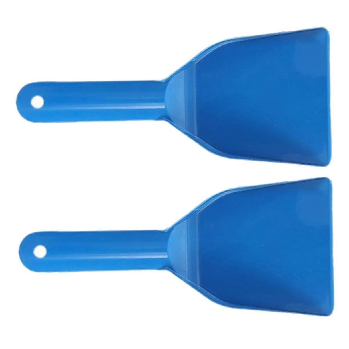 2pcs Ice Scraper and Snow Shovel Set for Car Windshield and Freezer, Durable Plastic, Easy Grip