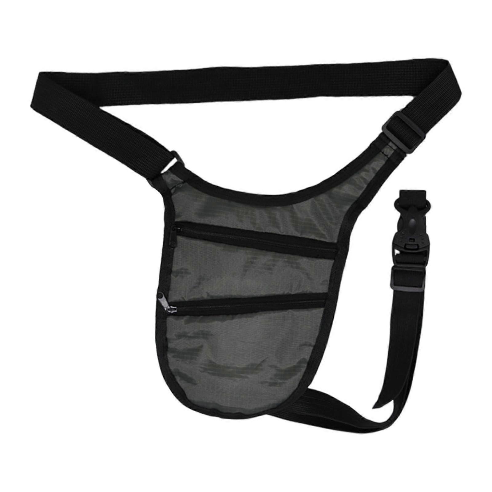 Travel Money Belt Hidden Underarm Pouch with AntiTheft Storage and Adjustable Strap, Grey