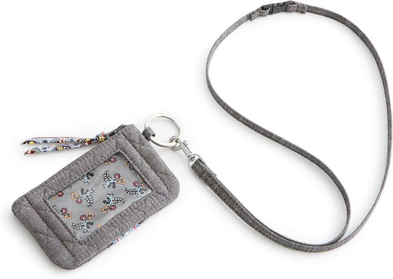 womens Premium Cotton Zip Id Breakaway Lanyard