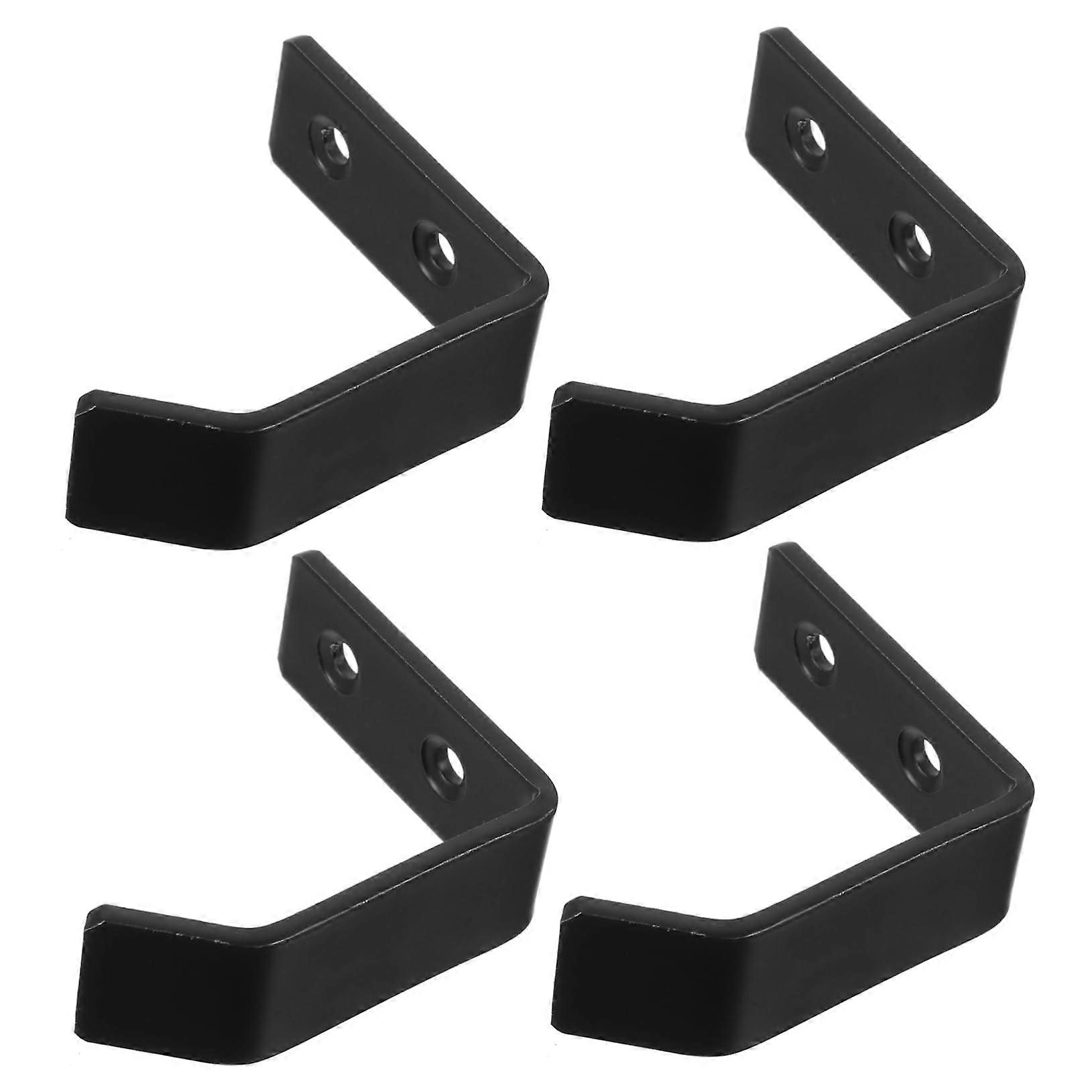 Garage Storage Hooks 4pcs Heavy Duty Wall Mounted for Garden Tools Trailer Space Saving Organizer