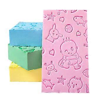 4pcs Soft Exfoliating Shower Sponge Set for Gentle FullBody Cleaning and Bathroom Use