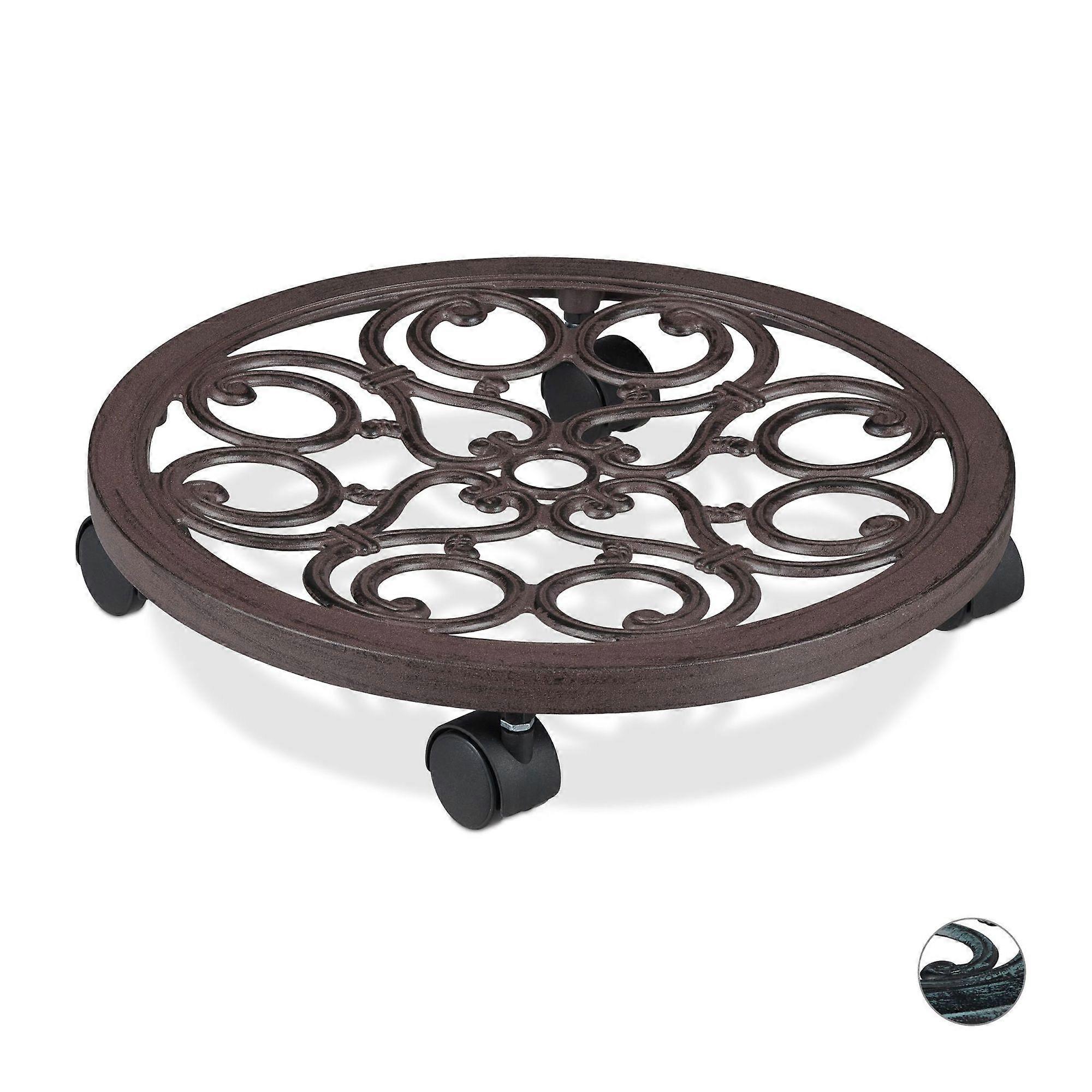 Round Roller Plate for Potted Plants