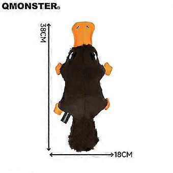 Platypus Dog Toy, Squeaky Interactive Plush Toy with Realistic Sound, Crinkle Paper, Soft & Durable for Indoor or Outdoor Tug of War, Training Reward