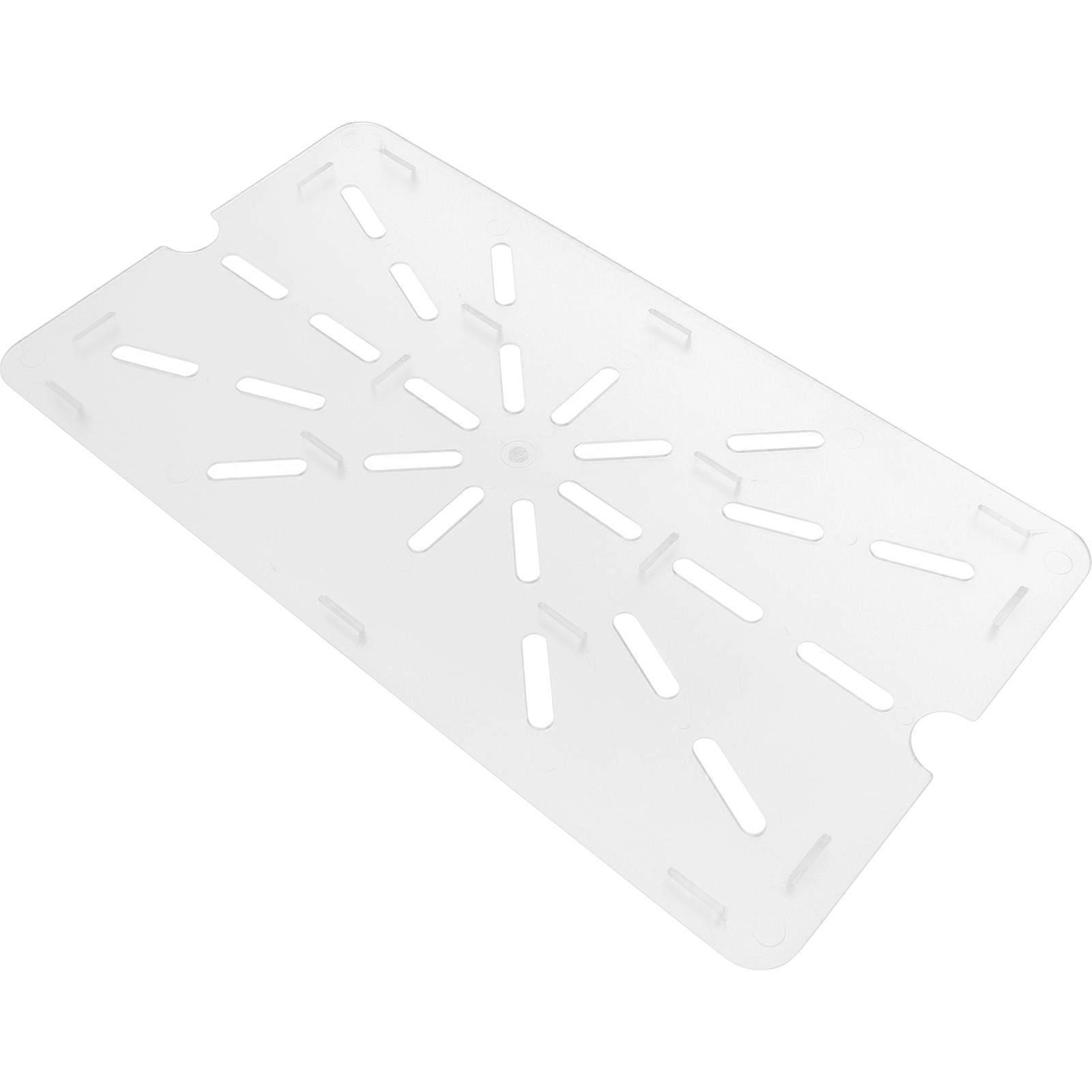 Reusable Acrylic Draining Board Food Plate for Kitchen Organizing Use