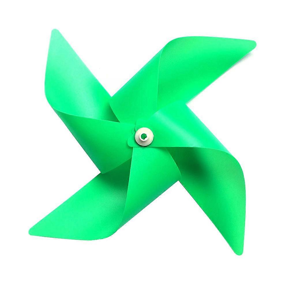 Windmill Hanging Decoration for Lawn Party 10 Windmills with String Green