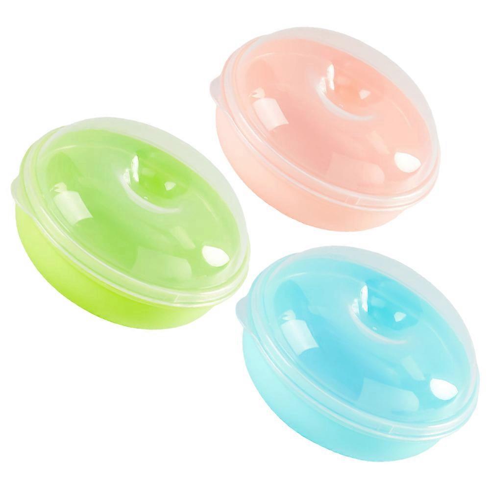 Clear Bread Box for Kitchen Countertop Plastic Storage 3Pcs Set