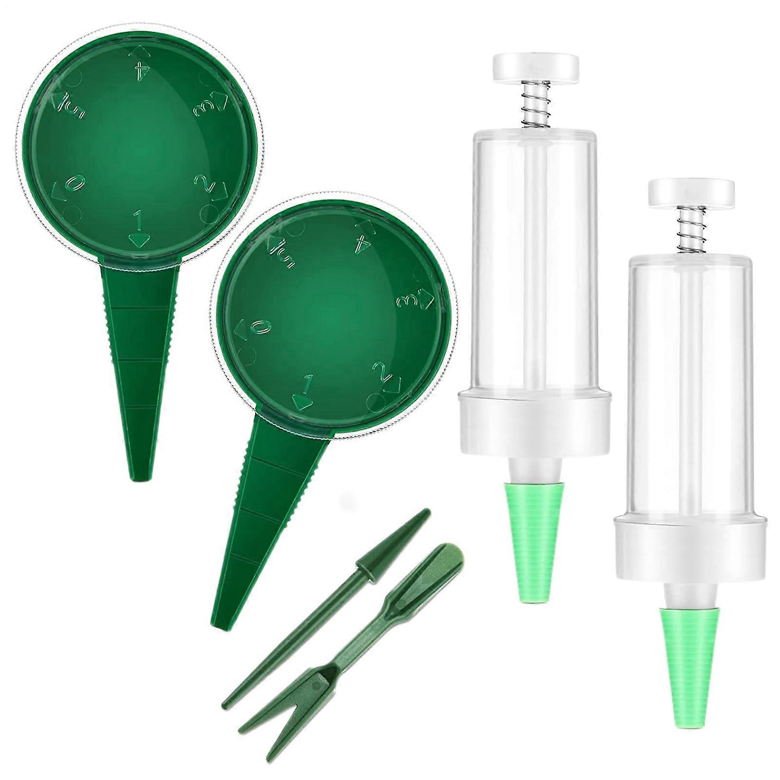 Adjustable Handheld Seed Planter with Ergonomic Grip for Precise Vegetable and Flower Planting