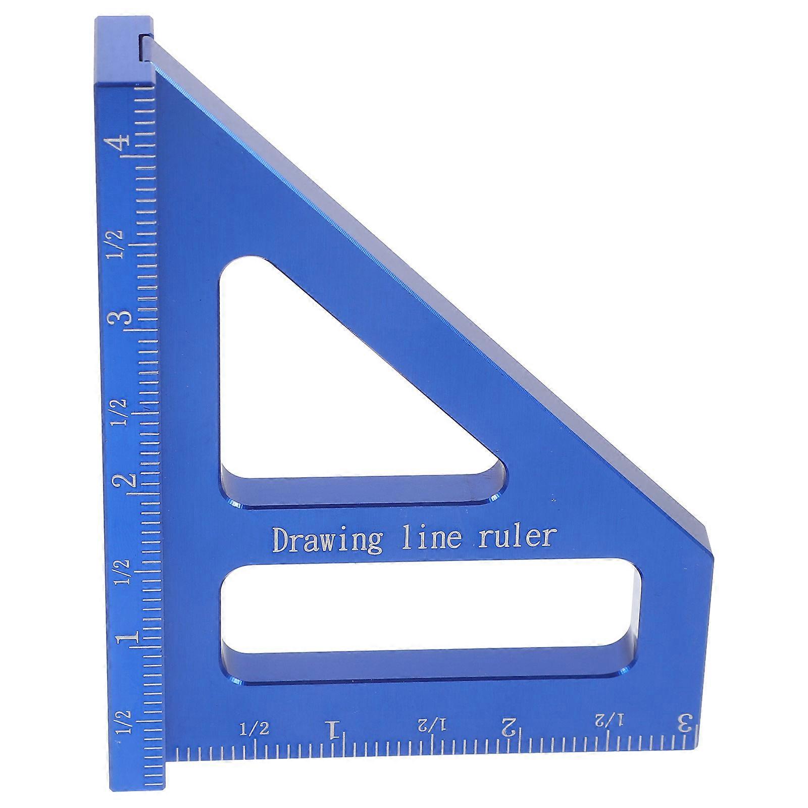 Multi-angle Measuring Ruler 45/90 Degree Square Protractor Woodworking Ruler
