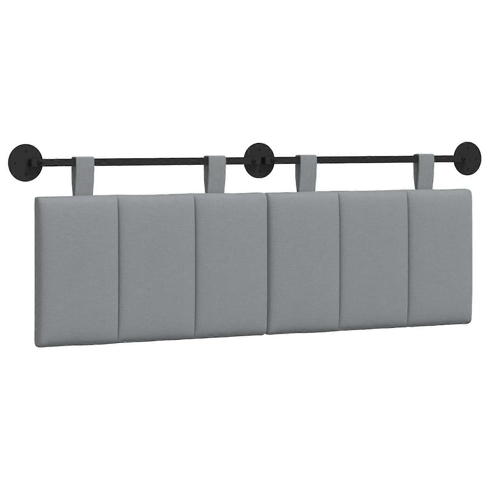vidaXL Hangend hoofdbord Stof