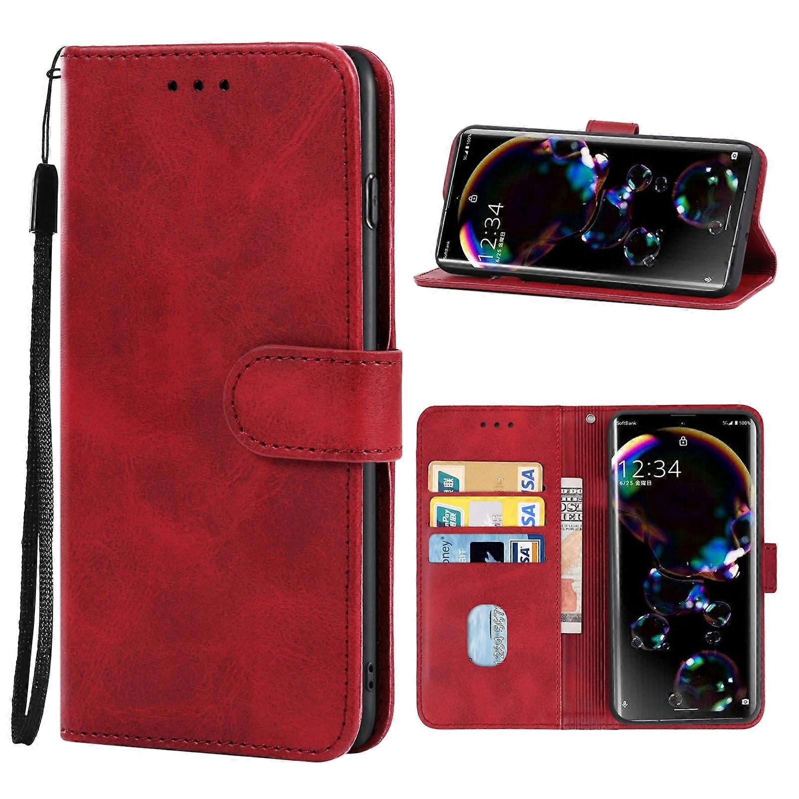 For Sharp Aquos R7/P7 Leather Phone Case