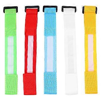 Glowing Bracelets Flashing Sports Wristband with 15Pcs for Outdoor Activity
