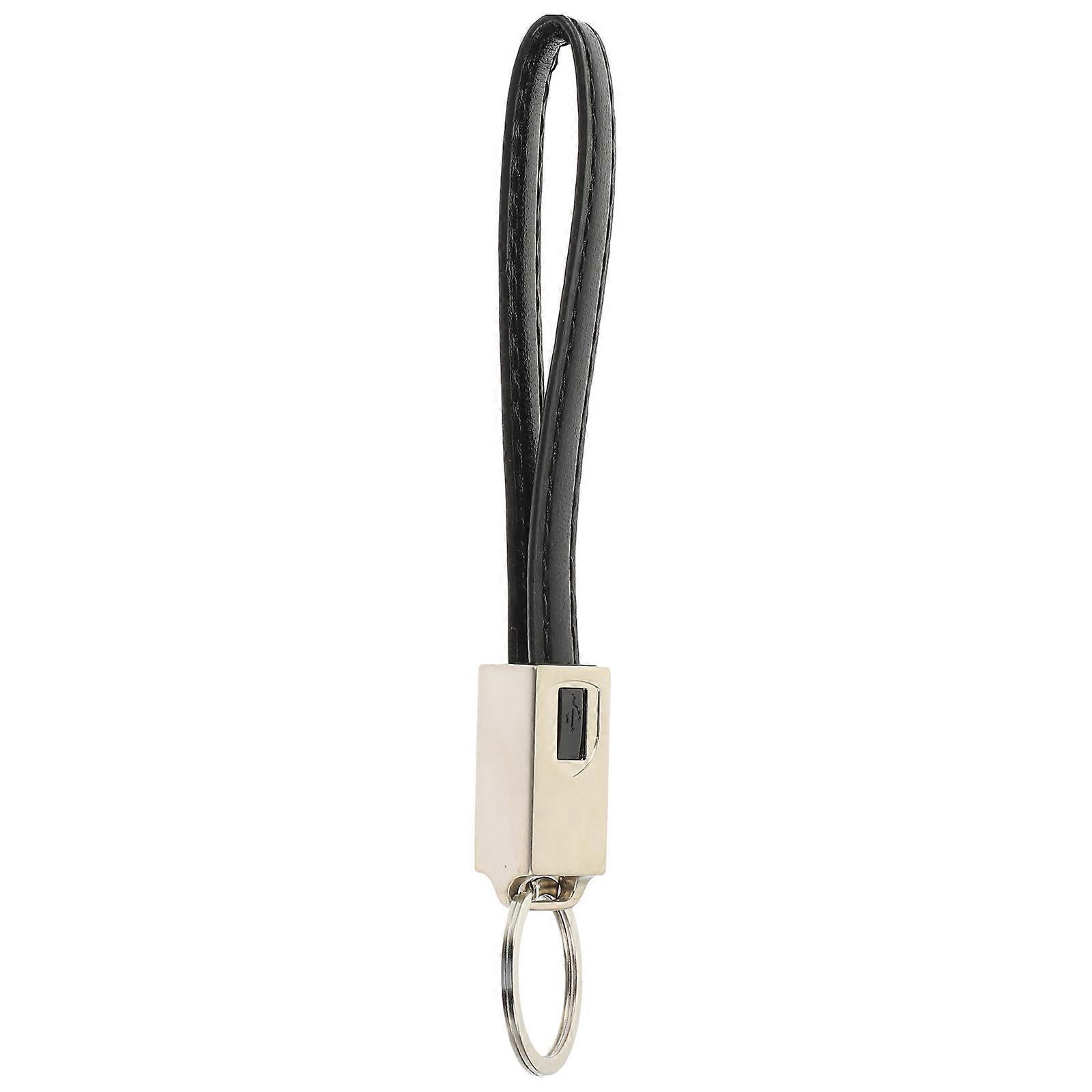 Keychain Data Cable Multifunction Mobile Phone Charging Cable for Cellphone Type-C Black