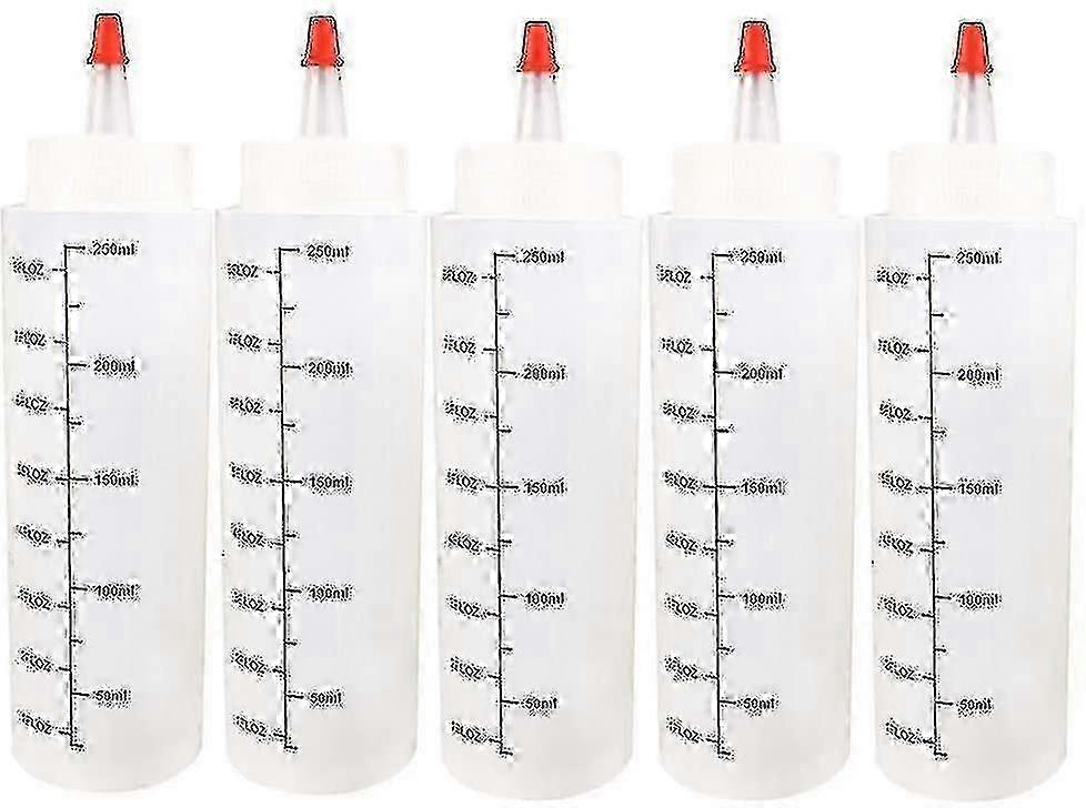 5 Pieces 250 Ml Dropper Bottle Liquid Bottle