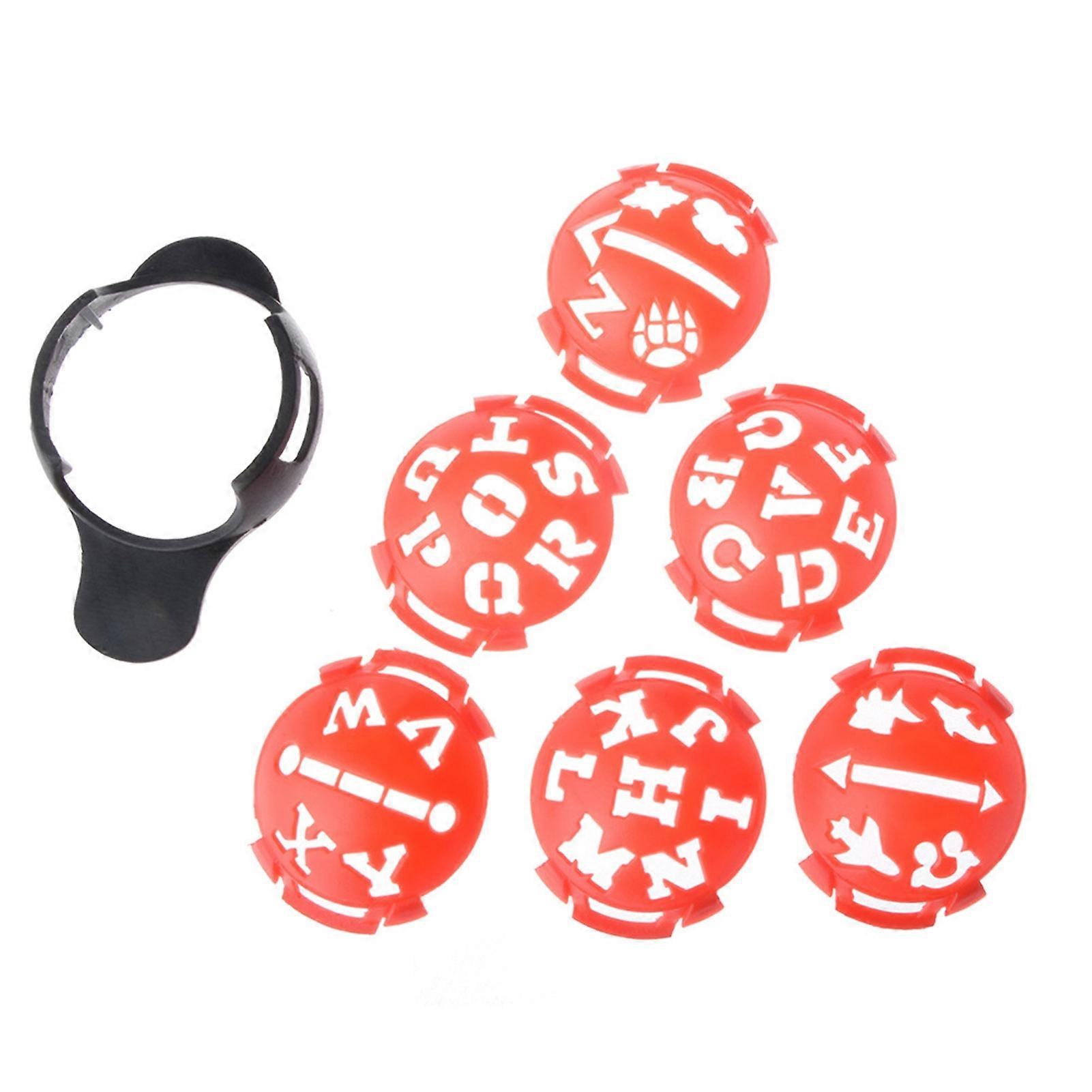 Golf Ball Liner Drawing Tool - Interchangeable Templates - for Practice & Game