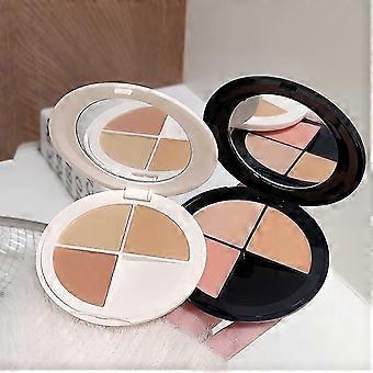 3-in-1 concealer, dekkende crème concealer palette, concealer, highlighter en contourproduct, waterbestendige en langdurige concealer make-up voor vrouwen, 2 stuks