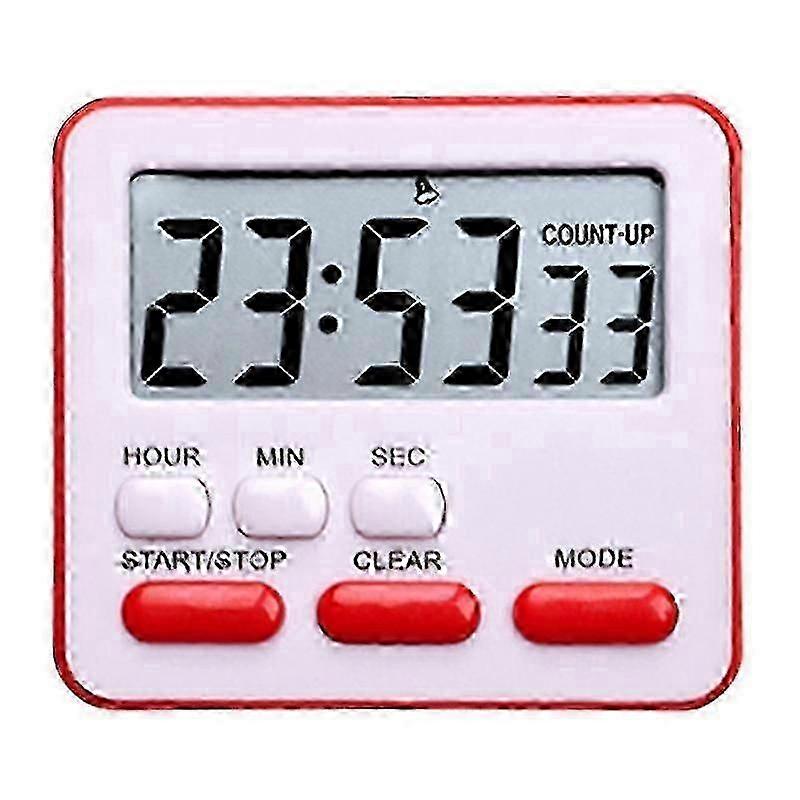 Kitchen Timer Digital Cooking Timer W/ Large Lcd Display Magnetic Backing Stand
