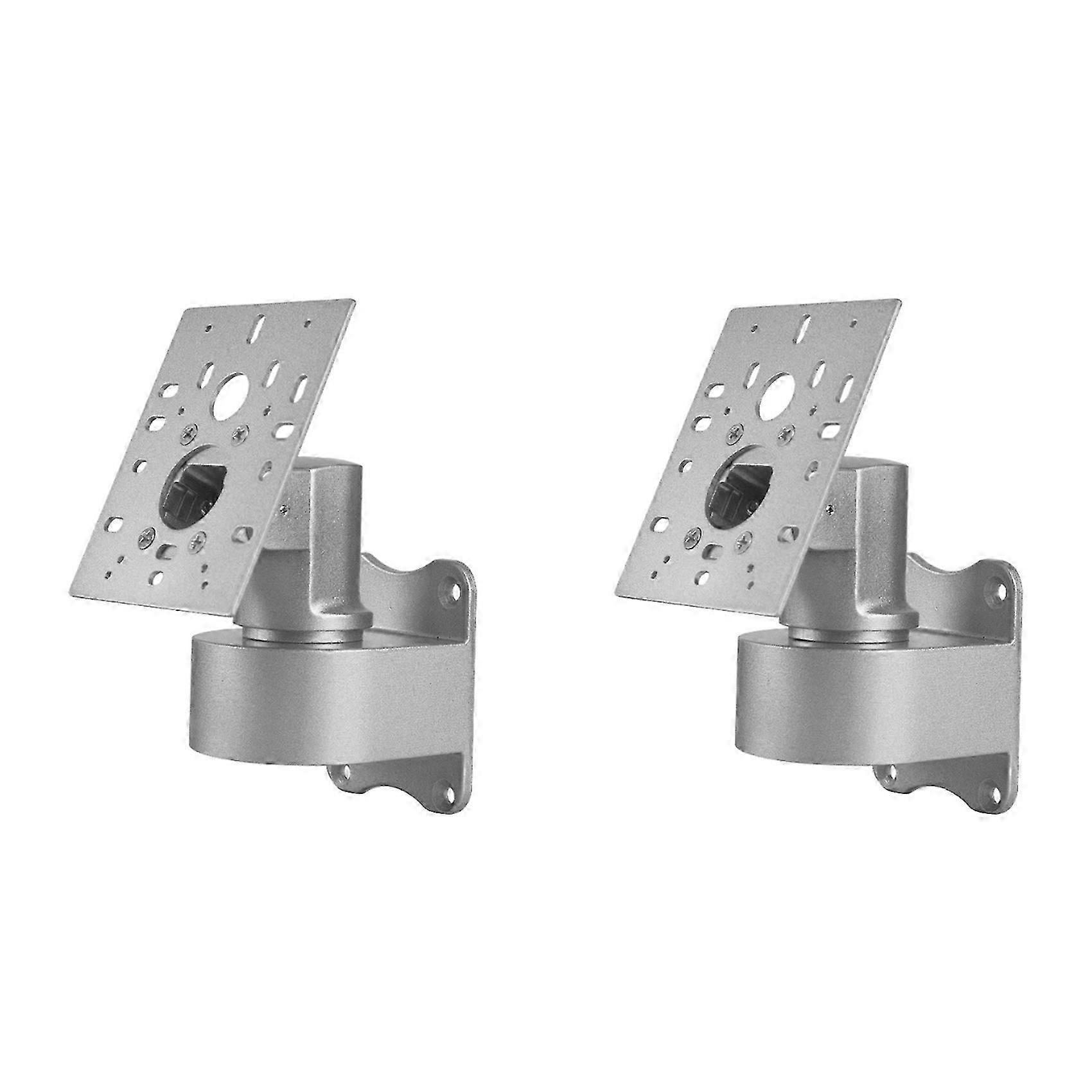 2X Wall-Mounted Bracket Face Recognition Machines Access Control Multi-Angle Adjustment Universal Aluminum Alloy Base