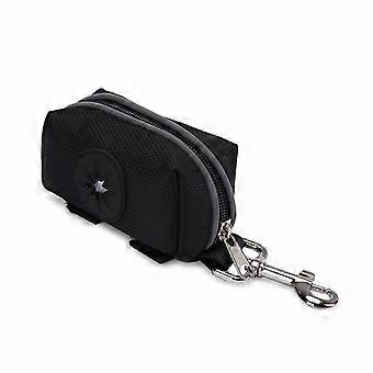 2 Pack Haustier Müllsack Tragbare Hundepflegetasche Einfache silberne Kunststoffschnalle Haustier Kulturbeutel Haustier Zubehör