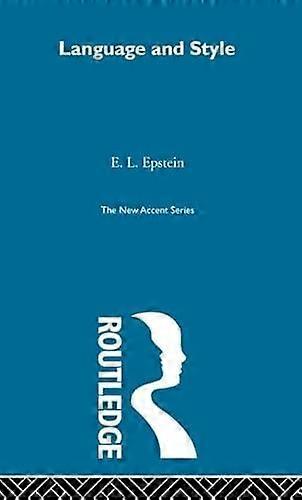 Language And Style - E. L. Epstein - Paperback - en Book