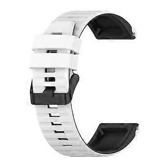 For Garmin Fenix 7X 26mm Silicone Mixing Color Watch Band