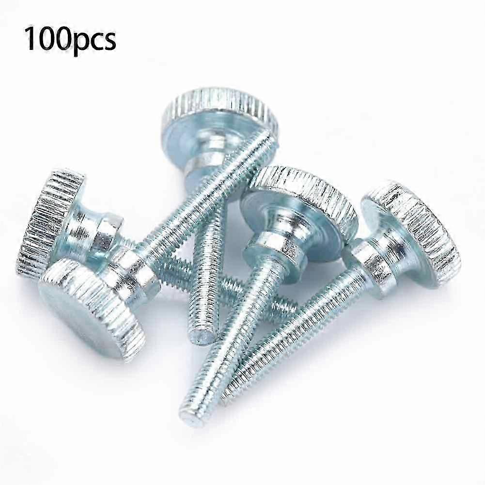 100Pcs Adjustable Step Double Handle High Head Knurled Screw M3*18