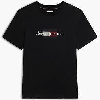 Tommy Hilfiger Camisetas Mw0mw43226 Script Flag Regular Tee
