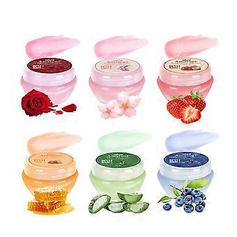 Set di maschere labbra da notte 6 pezzi – Set di maschere labbra idratanti da notte per labbra secche, idratazione profonda e
