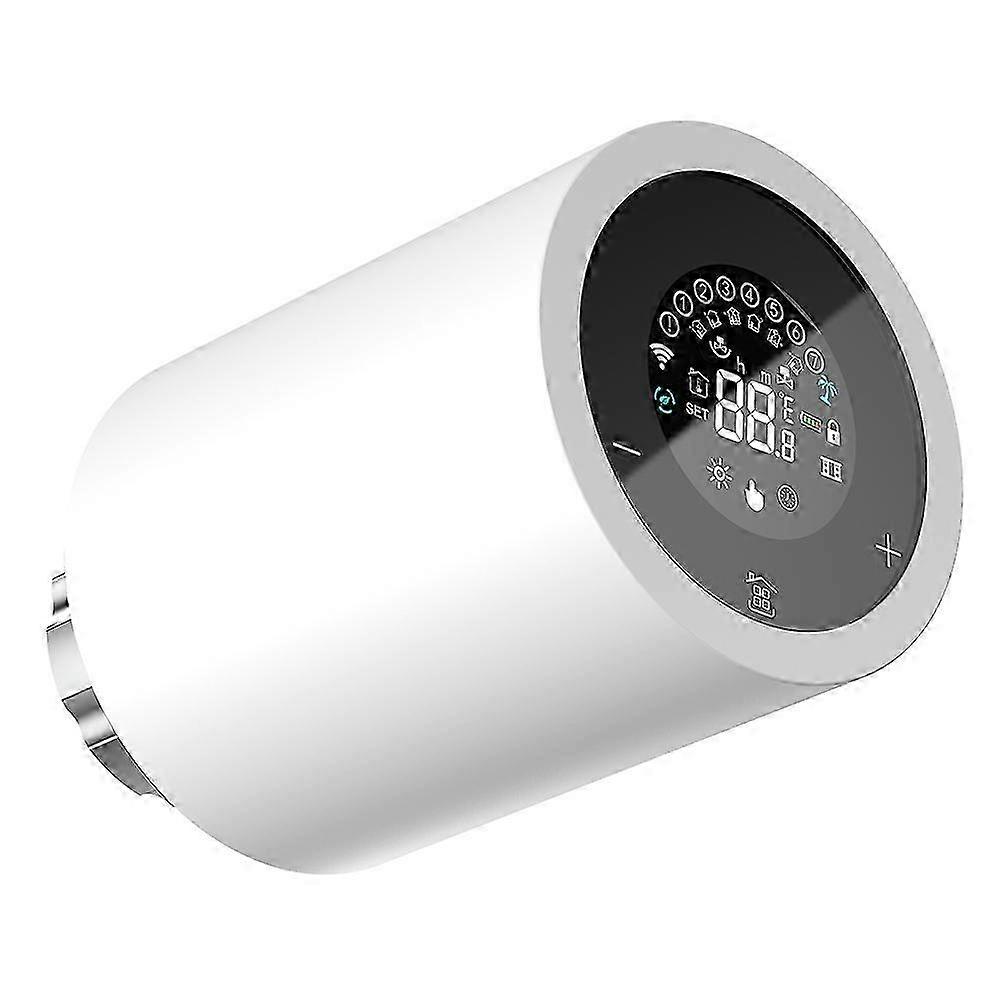 LCD Touch Screen Zigbee Intelligent Radiator Actuator App Control Thermostatic Radiator Valve Temperature Controller A