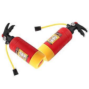 Fire Extinguisher Toy Fireman Toy for Kids 2Pcs Water Squirter Outdoor Fun