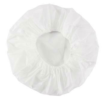 1Pcs Household Waterproof Shower Cap, Swimming Cap, Hotel Elastic Shower Cap Hair Set (White)