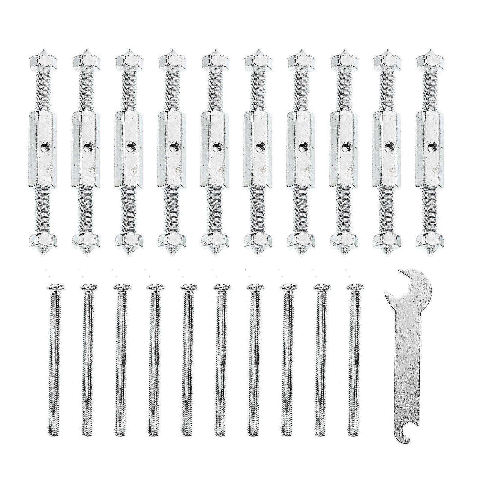 10 Sets Durable 86 Type Electrical Box Repair Kit Switch Socket Junction Box Repairer Switch