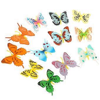 Giocattoli educativi a forma di farfalla, modellini di farfalle per decorazione, 24 pezzi