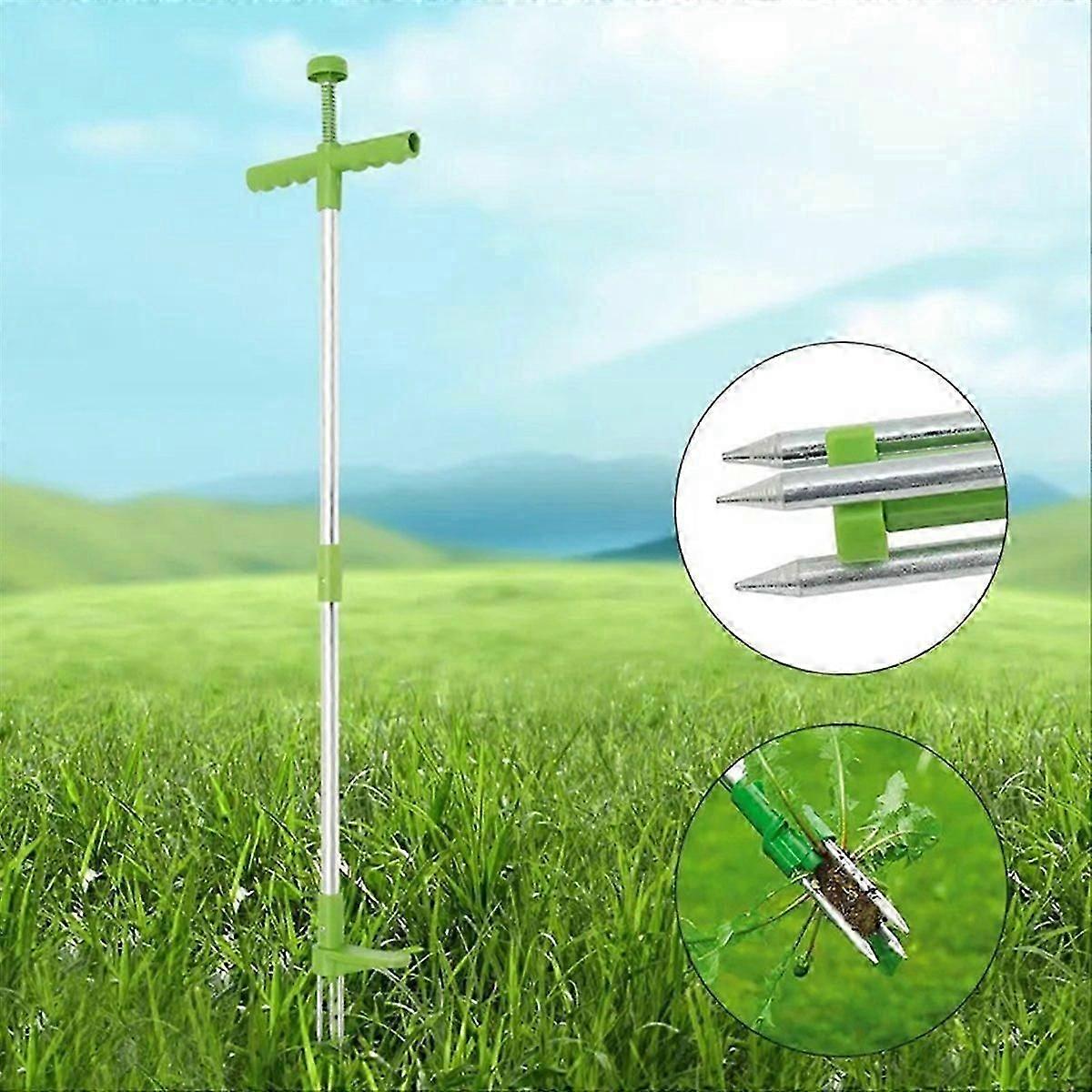 Weed Puller Tool Stand Up Weeder Manual Weeding Tool with Long Handle
