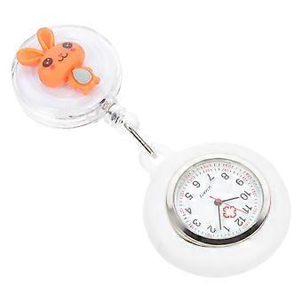 Cartoon Rabbit Nurse Pocket Watch for Decoration 1Pcs