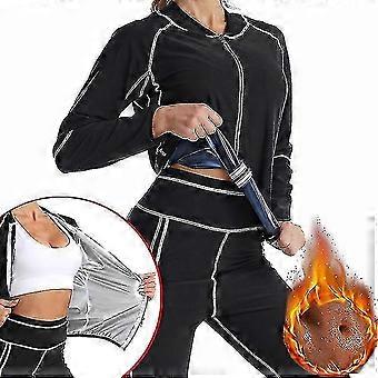 Frauen Abnehmen Sauna Sweat Anzüge Fettverbrennung Tops Taille Trainer Thermo Legging Body Shaper Jacke Shapewear