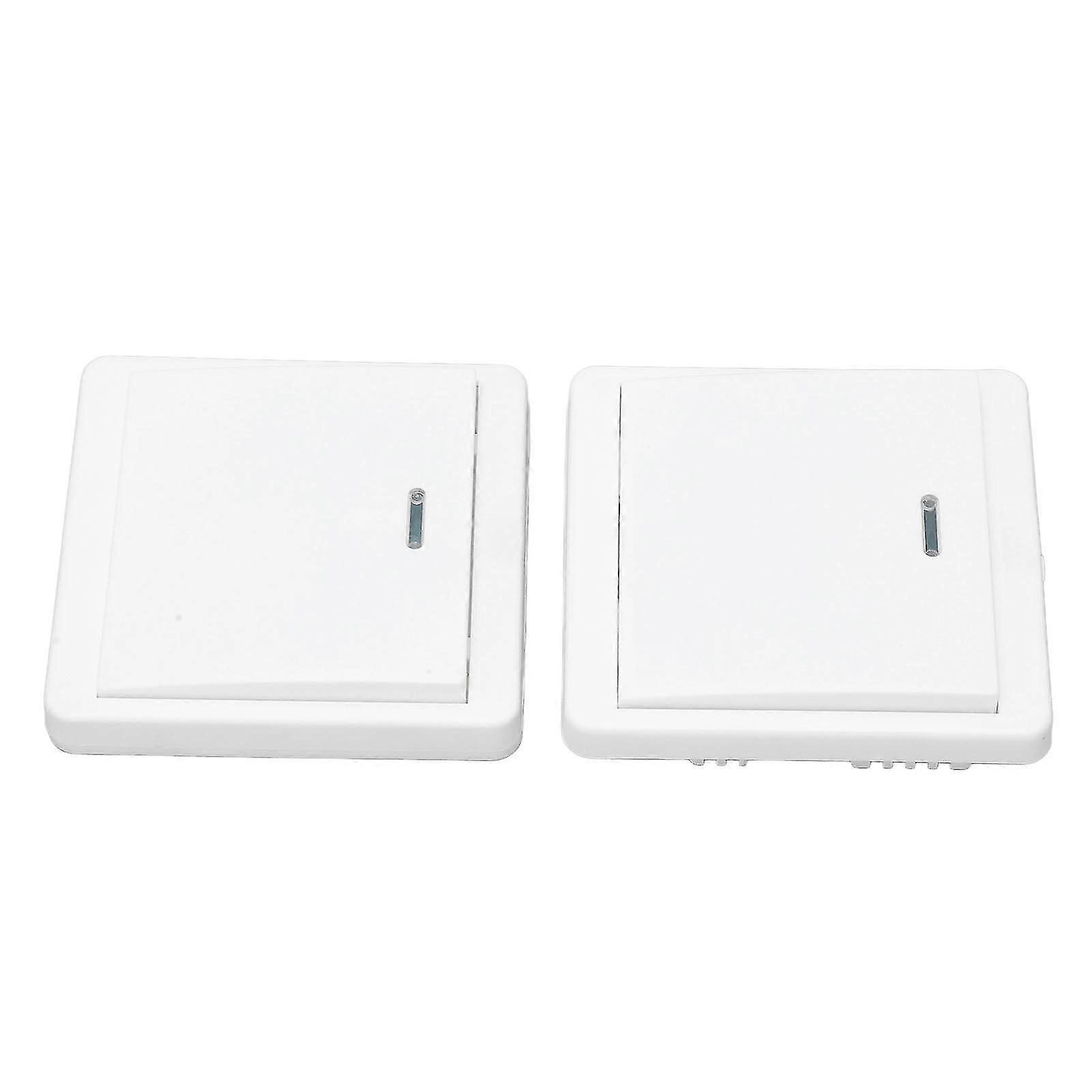 Wireless Intelligent Remote Control Switch - 2 Control Panel, Cable Free compatible with BERM