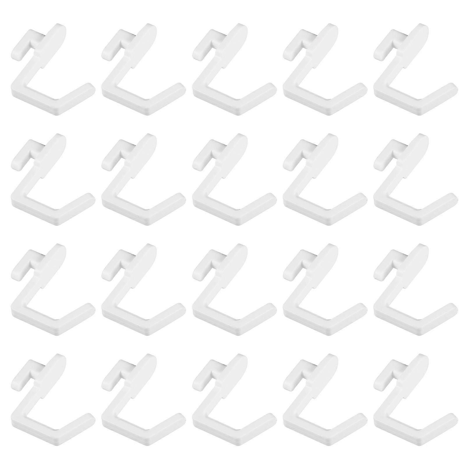 Convenient Plastic Pegboard Hooks with Simple and Sturdy Design
