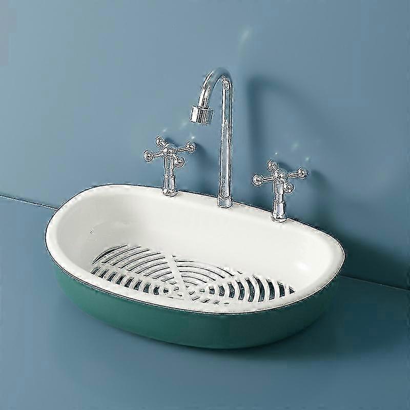 Faucet-Style Silicone Soap Storage
