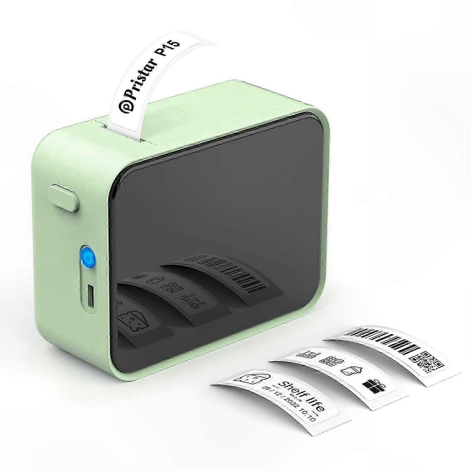 USB Rechargeable Label Printer for Organization and Labeling, Self-Adhesive Functionality