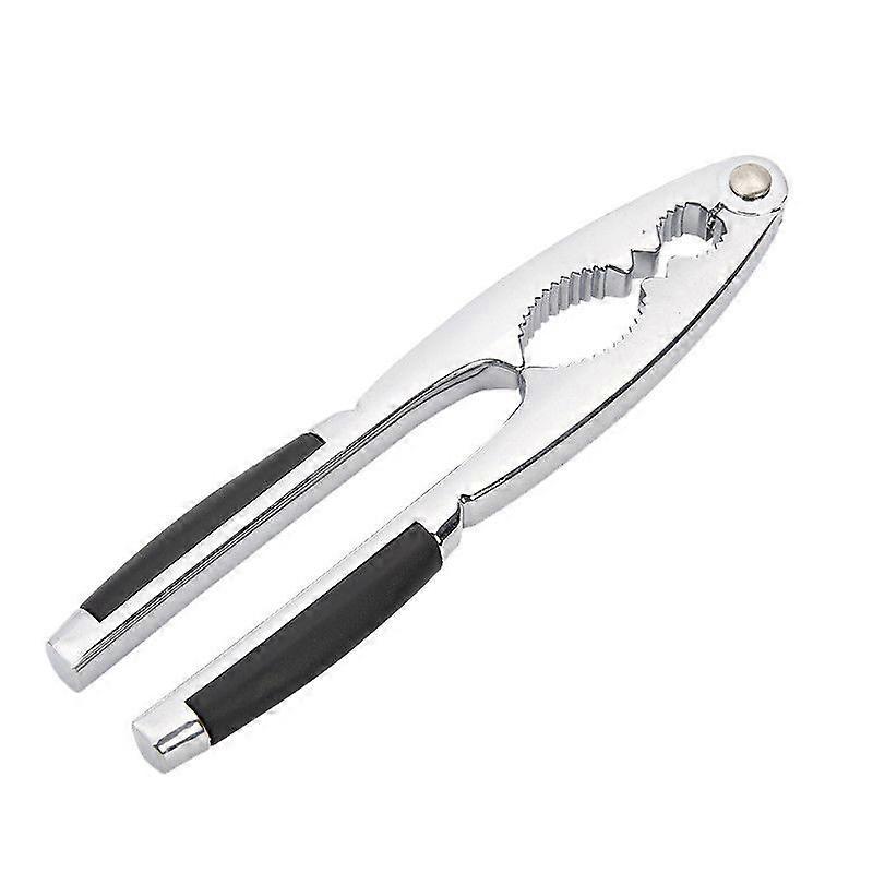 Manual Stainless Steel Nutcracker (1 pc, silver black)